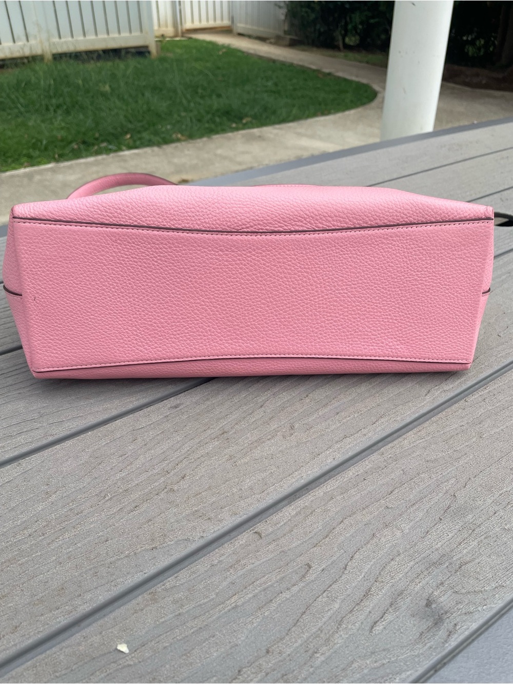 Coach Pink Georgia Satchel with Silver Hardware - Picture 5 of 16